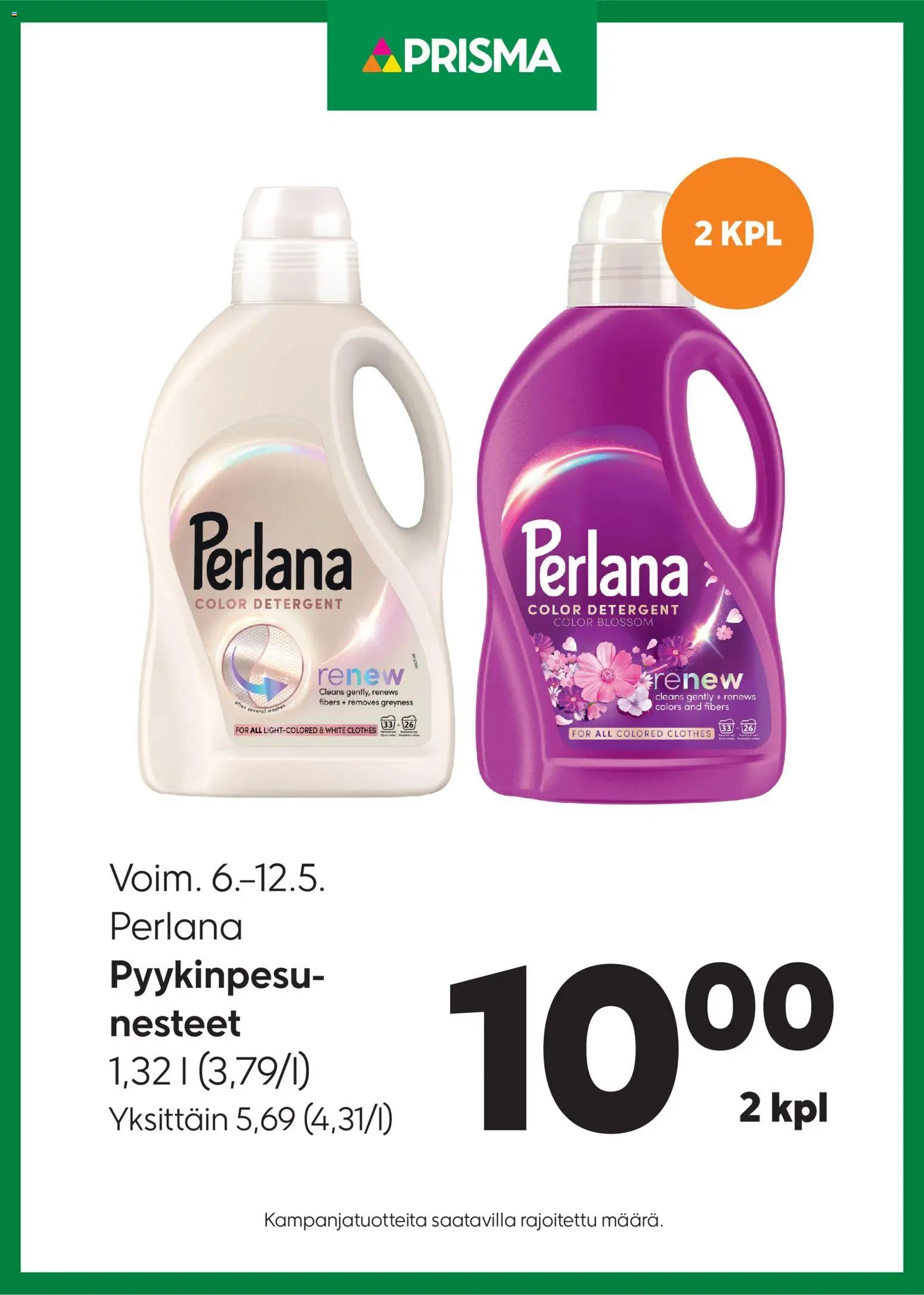Prisma tarjoukset Perlana – voimassa 06.05.2026 alkaen | Sivu: 1