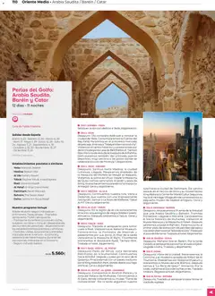 Vista previa Viajes El Corte Inglés Africa y Oriente Medio válido desde el 01/01/2026 | Página: 110 | Productos: Tierra