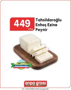 10 Eylül 2026 tarihinden itibaren geçerli olan Anpa Gross kataloğu önizlemesi