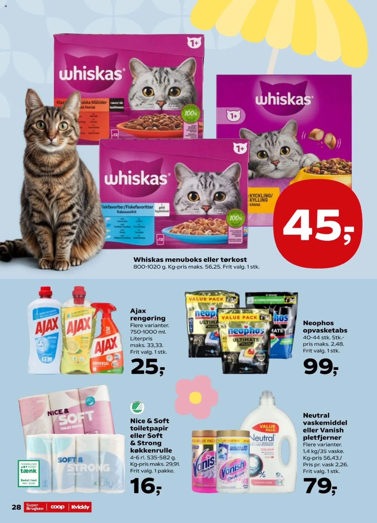 Kvickly tilbudsavis – gyldig fra 02/07/2026 | Side: 32 | Produkter: Pletfjerner, Toilet, Tablets