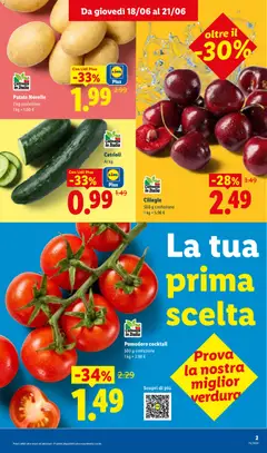 Anteprima del volantino Patate Novelle, 2 kg confezione valido a partire dal 18.06.2026 | Pagina: 5