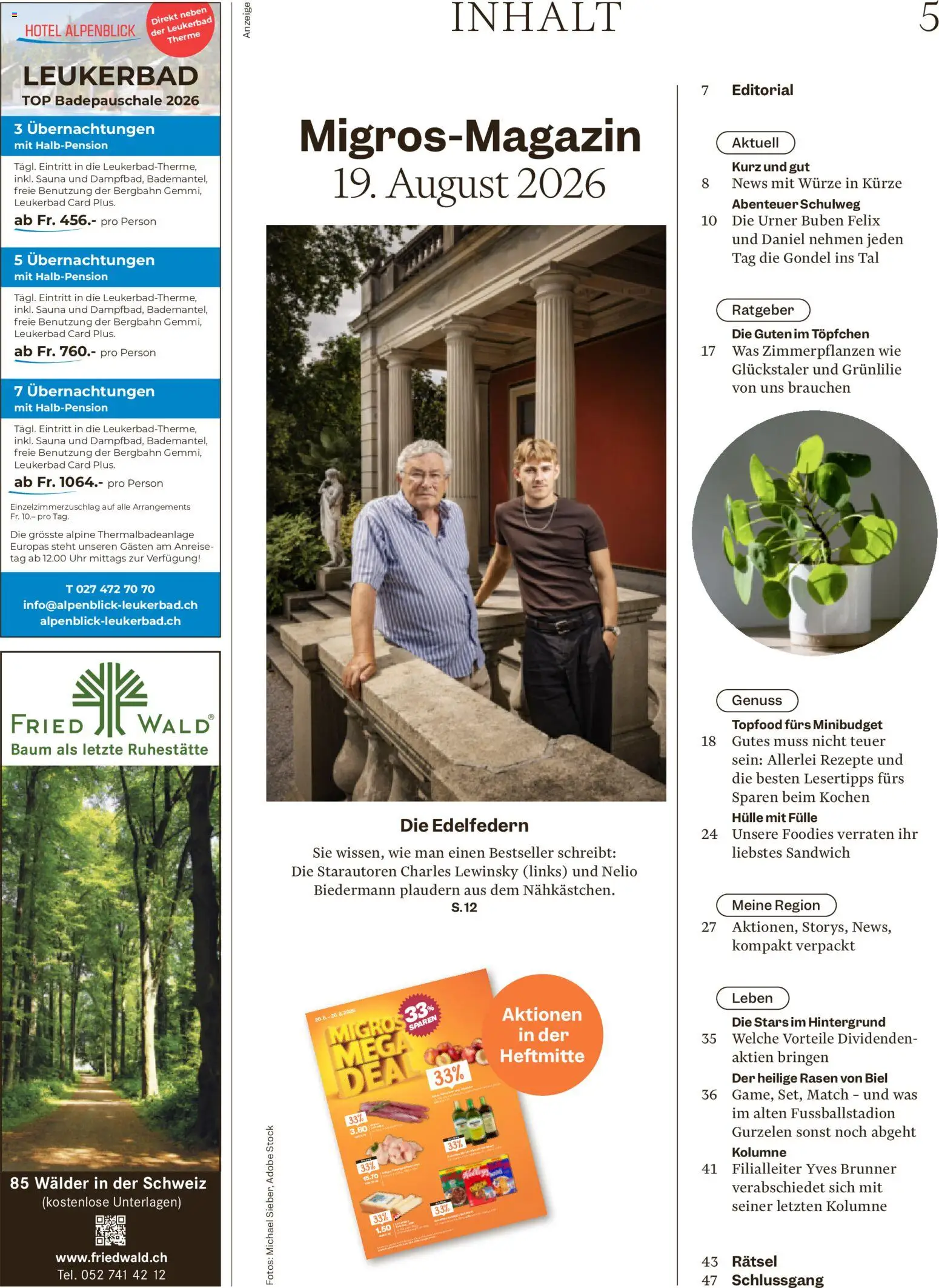 Migros aktionen Magazin – gültig ab 19.08.2026 | Seite: 5