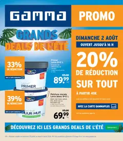 GAMMA publicité - Voorbeeld van een folder van , geldig van 29/07/2026