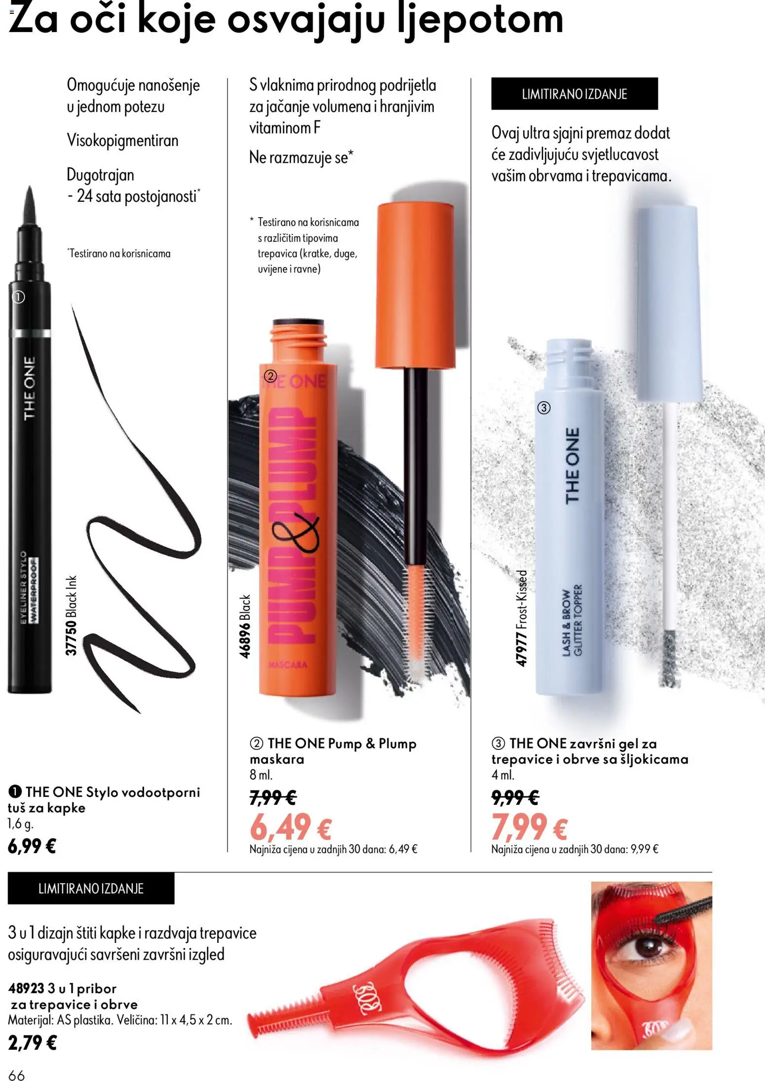 Oriflame katalog | vrijedi od 26.08.2026 | Stranica: 66 | Proizvodi: Tuš, Maskara