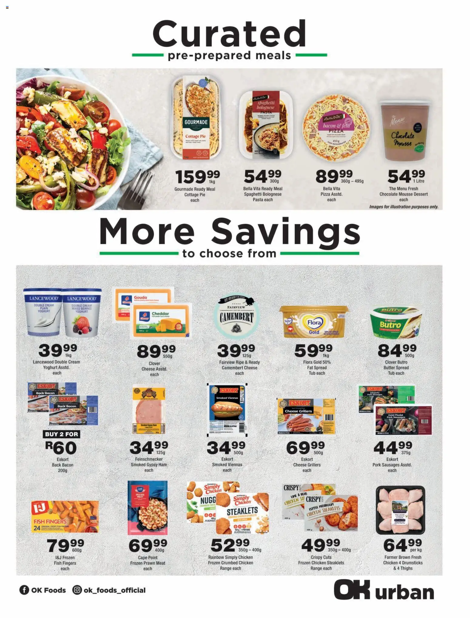 New OK Foods catalogue – valid from 12/08/2026 | Page: 3 | Products: Ham, Pizza, Thighs, Bacon