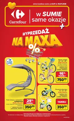 Pogląd oferty "Carrefour gazetka - Wyprzedaż na maxa" - ważna od 06.07.2026
