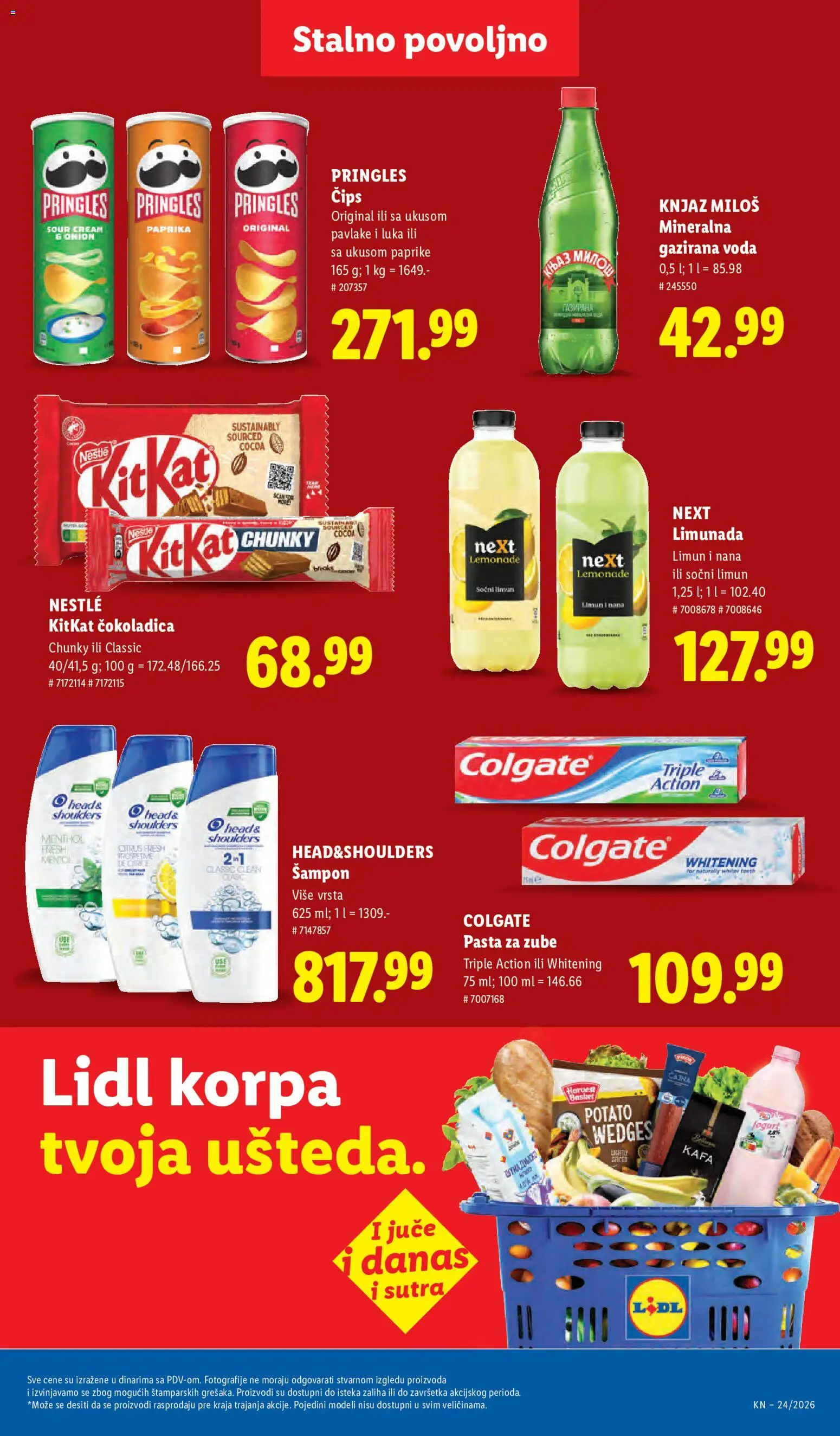 Lidl katalog - važi od 11.06.2026 | Strana: 41 | Proizvode: Colgate, Čips, Voda, Pringles