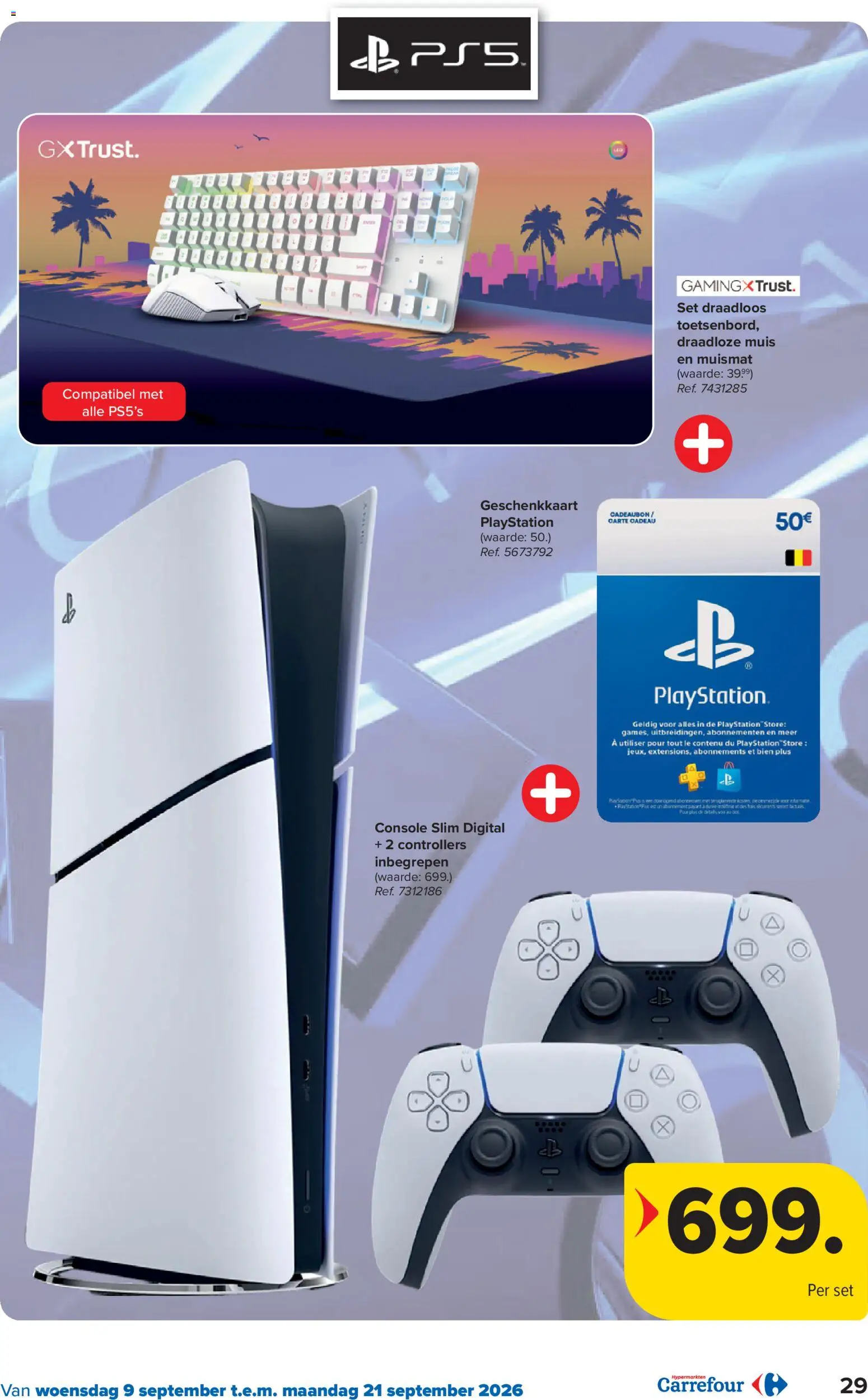 {H1} | Pagina: 29 | Producten: Cadeaubon, Playstation, Muis