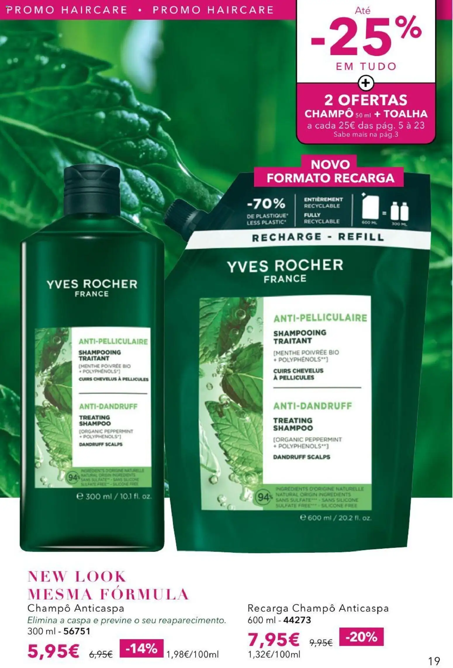Yves Rocher catálogo 11 │ válido de 27/08/2026 | Página: 19 | Produtos: Champô, Champô anticaspa, Shampoo