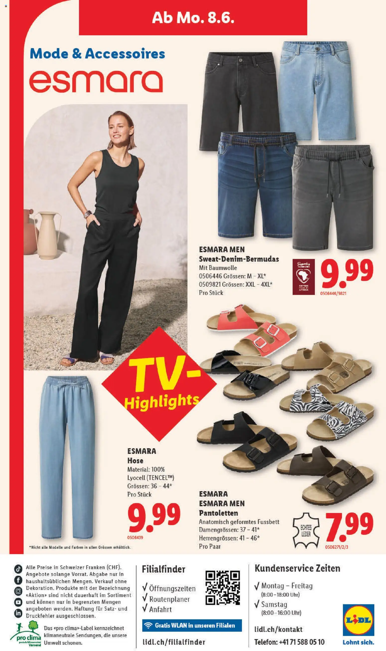 Lidl aktionen – gültig ab 04.06.2026 | Seite: 36 | Produkte: Hose, Uhr