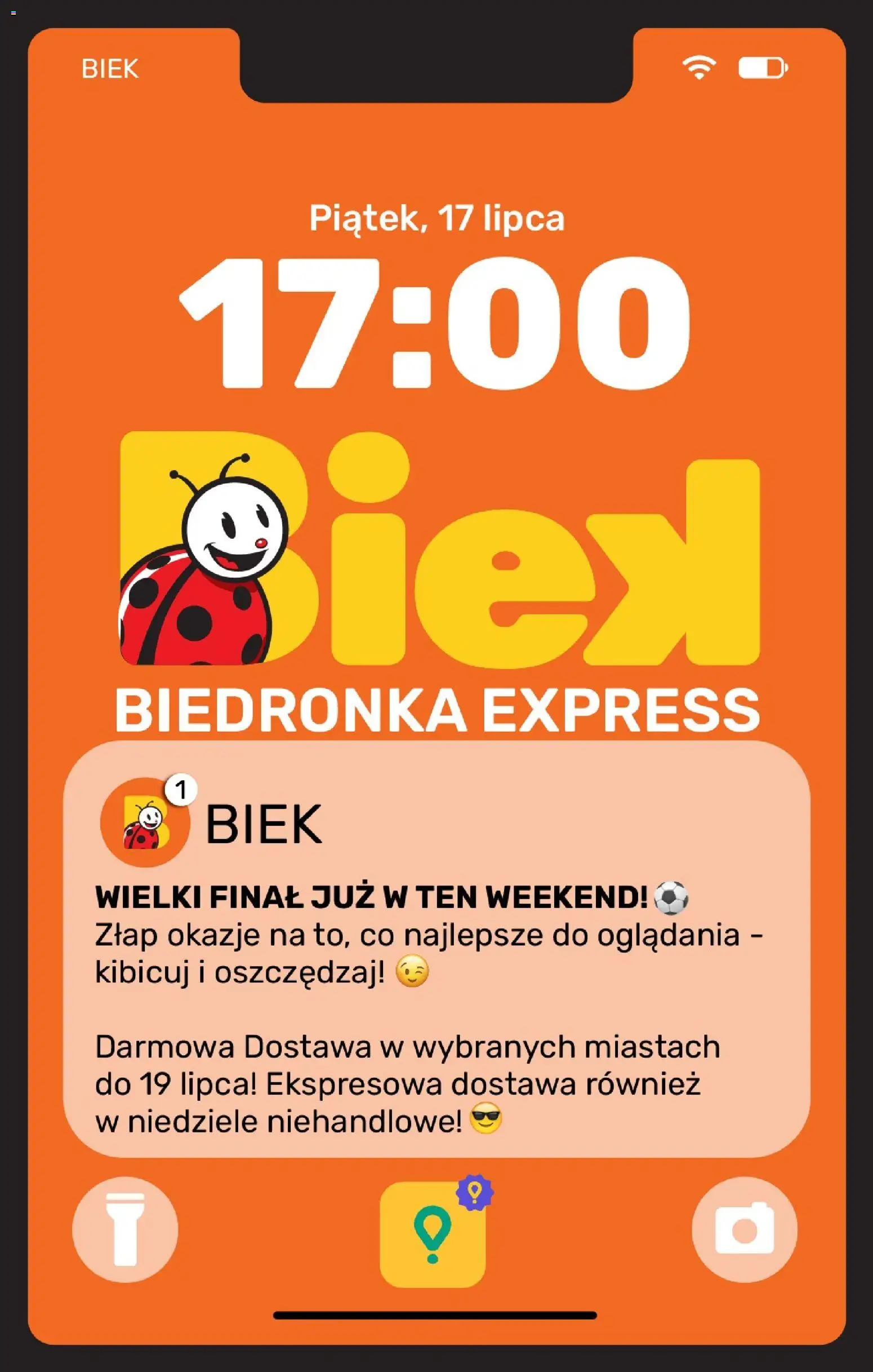 Biedronka gazetka - Biek od 17.07.2026 | Strona: 1