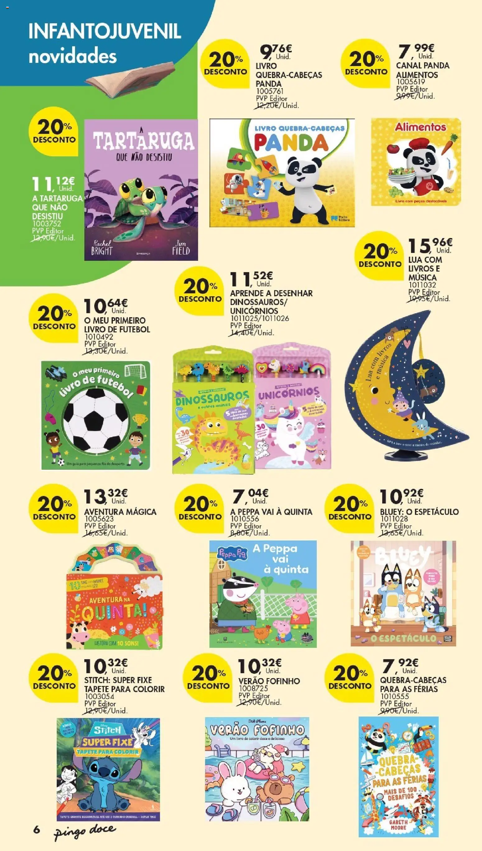 Pingo Doce Bazar Feira do Livro │ válido de 30/06/2026 | Página: 6 | Produtos: Tapete