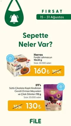 15 Ağustos 2026 tarihinden itibaren geçerli olan File Market kataloğu önizlemesi
