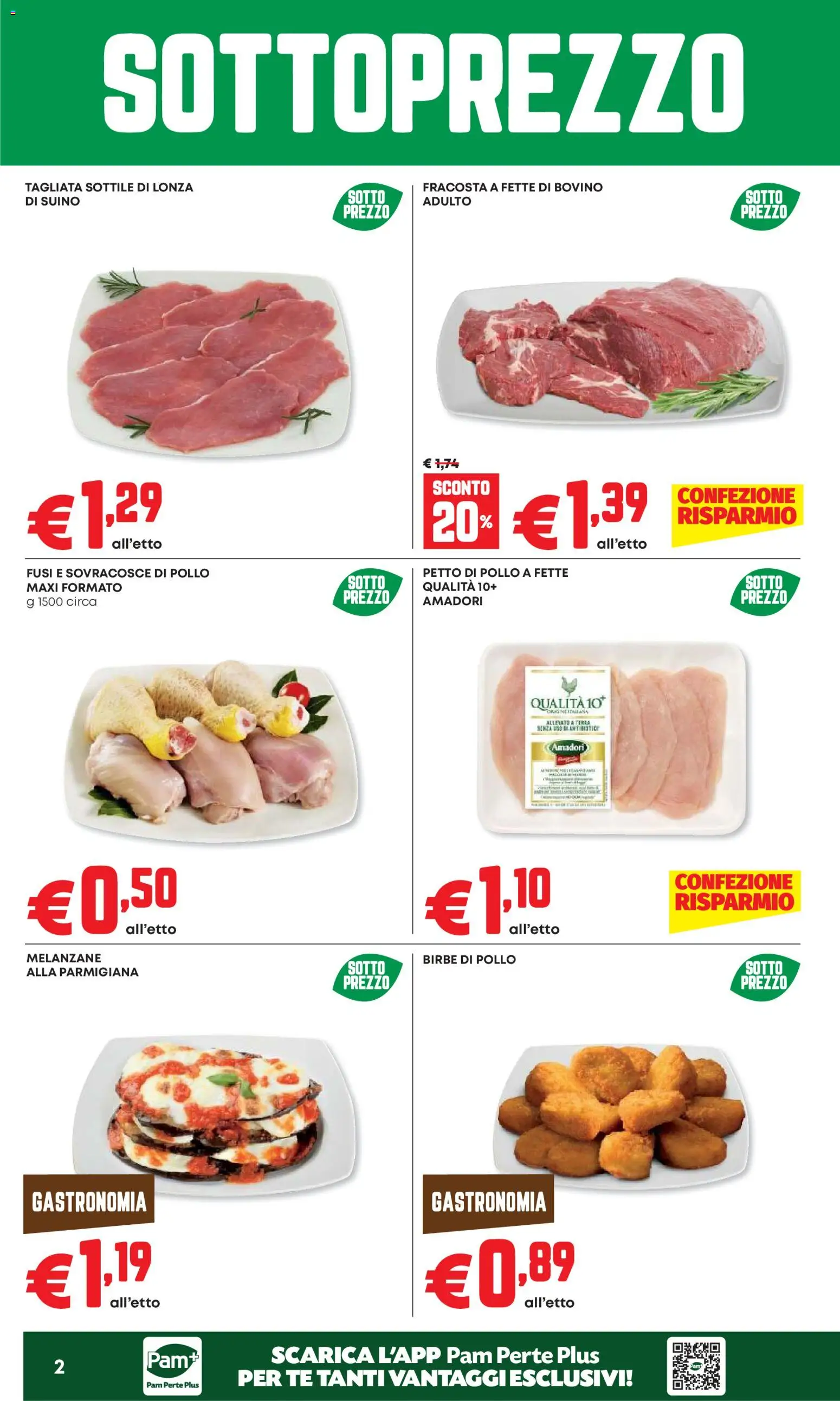 Volantino Panorama del 07.05.2026 | Pagina: 2 | Prodotti: Bovino, Petto di Pollo, Pollo, Terra