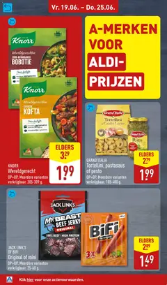 Aldi folder week 25 - Voorbeeld van een folder van Aldi, geldig van 15.06.2026 | Pagina: 52 | Producten: Snacks, Citrompótló tabletta
