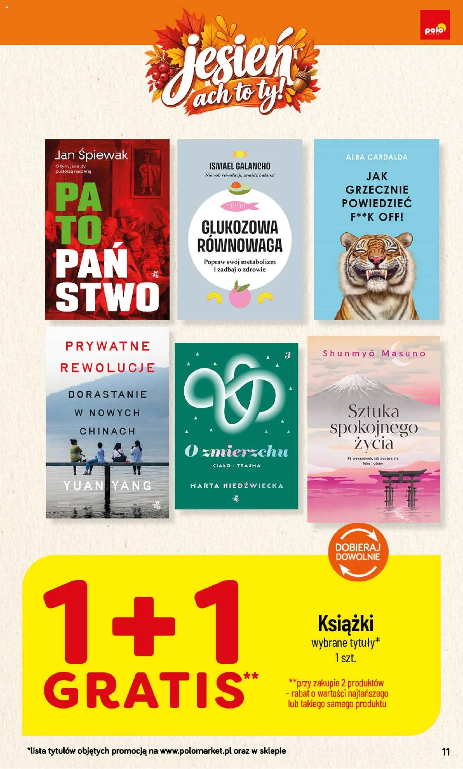 POLOmarket katalog - Jesień od 25.09.2026 | Strona: 11 | Produkty: Książki