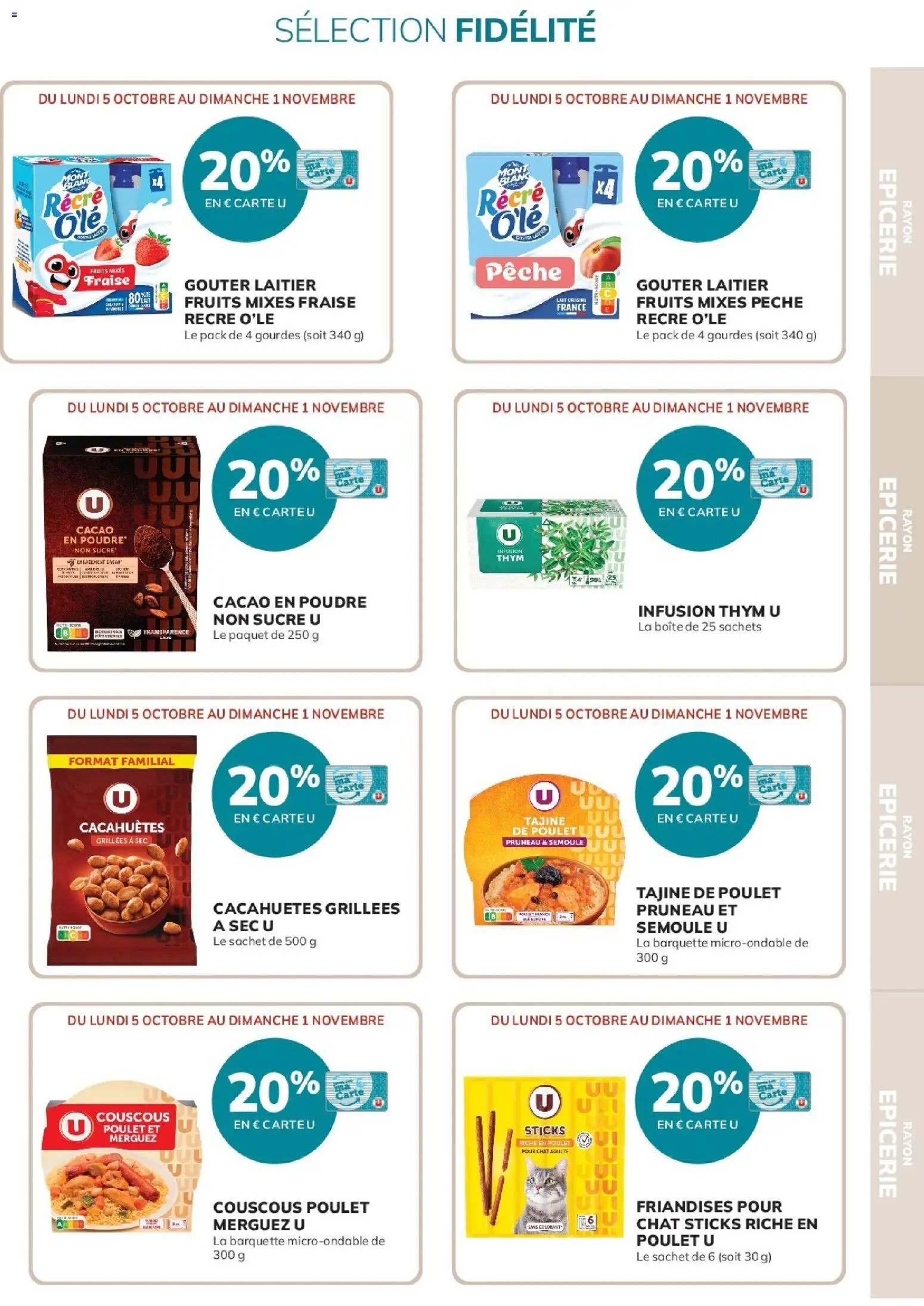 {H1} | Page: 9 | Produits: Fraise, Tajine, Poulet, Merguez