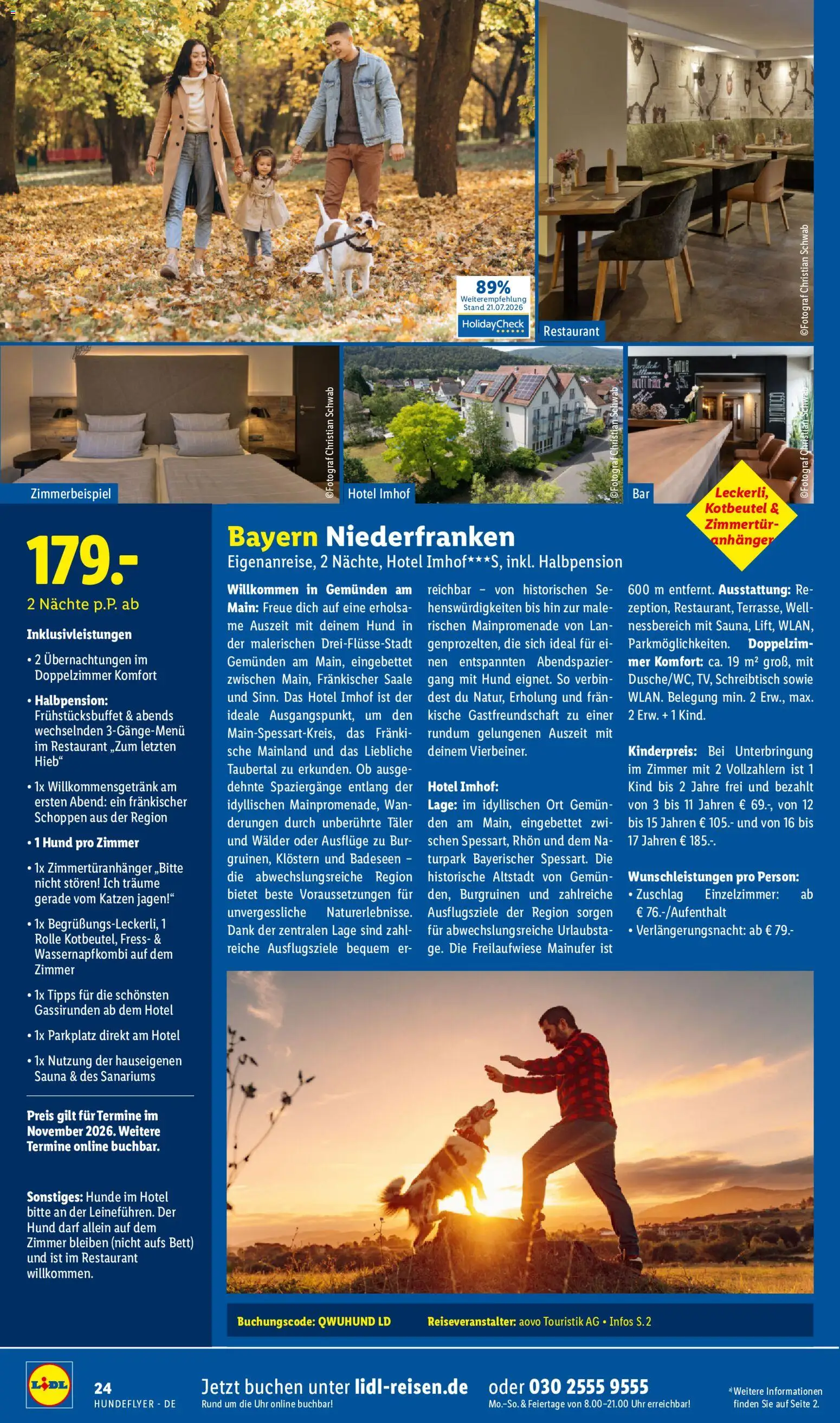 Lidl Reisen Hundeflyer – gültig ab 29.07.2026 | Seite: 24 | Produkte: Bett, Uhr