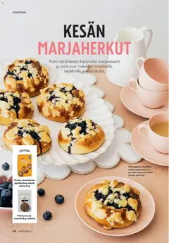 K-Market-mainoslehti voimassa 10.06.2026 alkaen | Sivu: 48 | Tuotteet: Vehnäjauho, Kardemumma, Mustikka