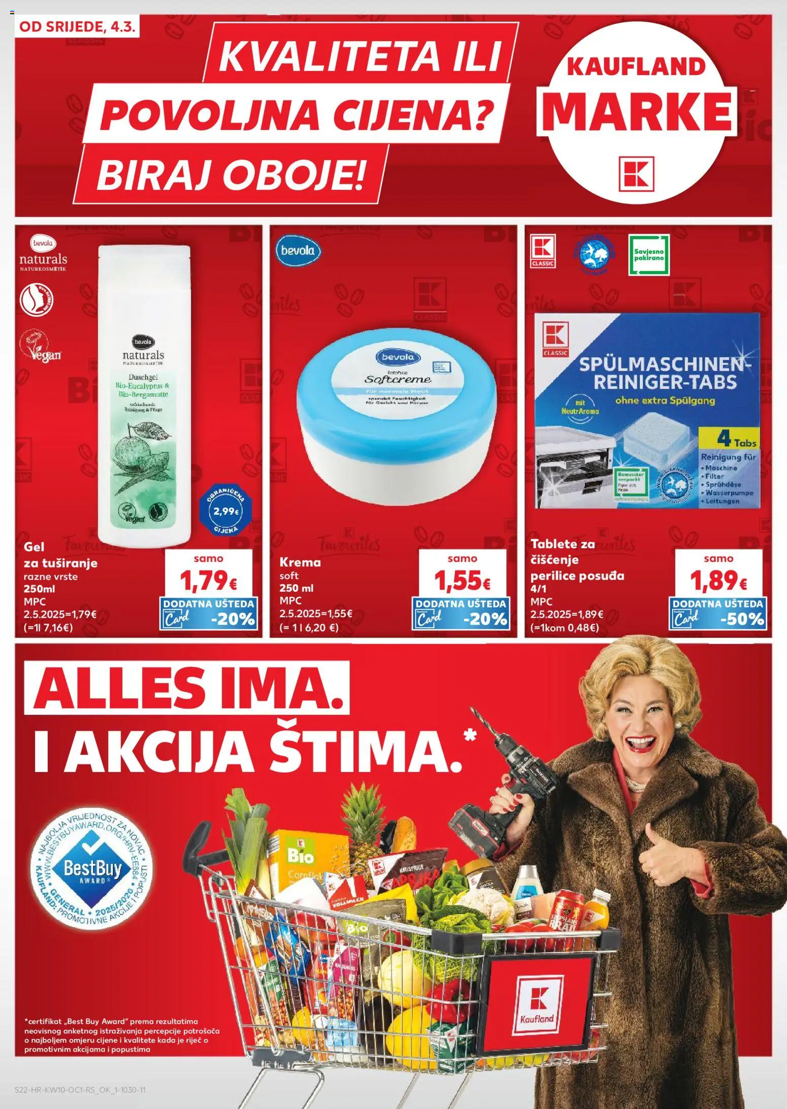 Kaufland HR akciós ujság - amely érvényes a következő dátumtól: 2026.03.04. | Oldal: 22
