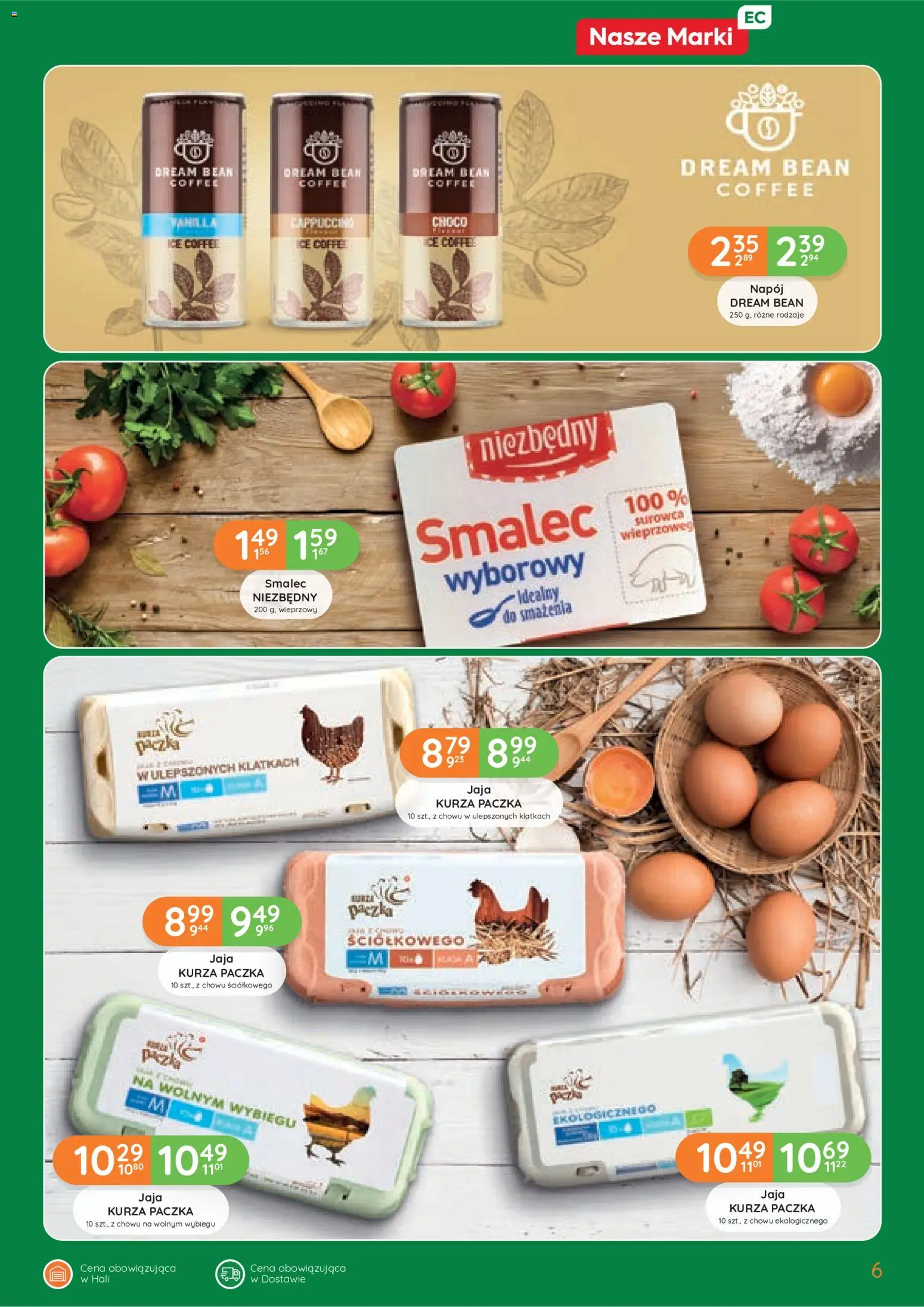Eurocash gazetka od 25.06.2026 | Strona: 6 | Produkty: Pączki, Cappuccino, Jaja