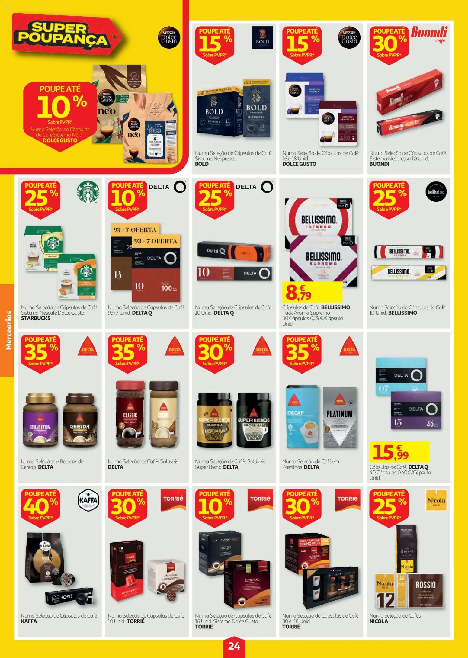 Auchan folheto │ válido de 03/09/2026 | Página: 24 | Produtos: Delta q, Cápsulas, Chocolate, Cereais
