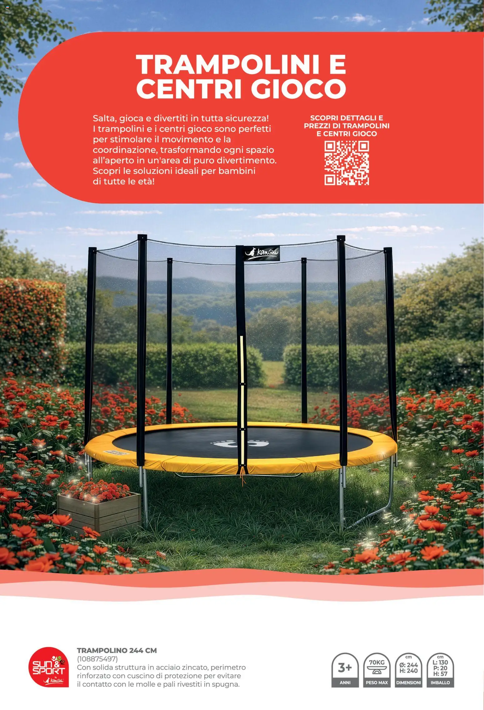 Volantino Toys Center del 02.04.2026 | Pagina: 18 | Prodotti: Trampolino, Gioco, Cuscino
