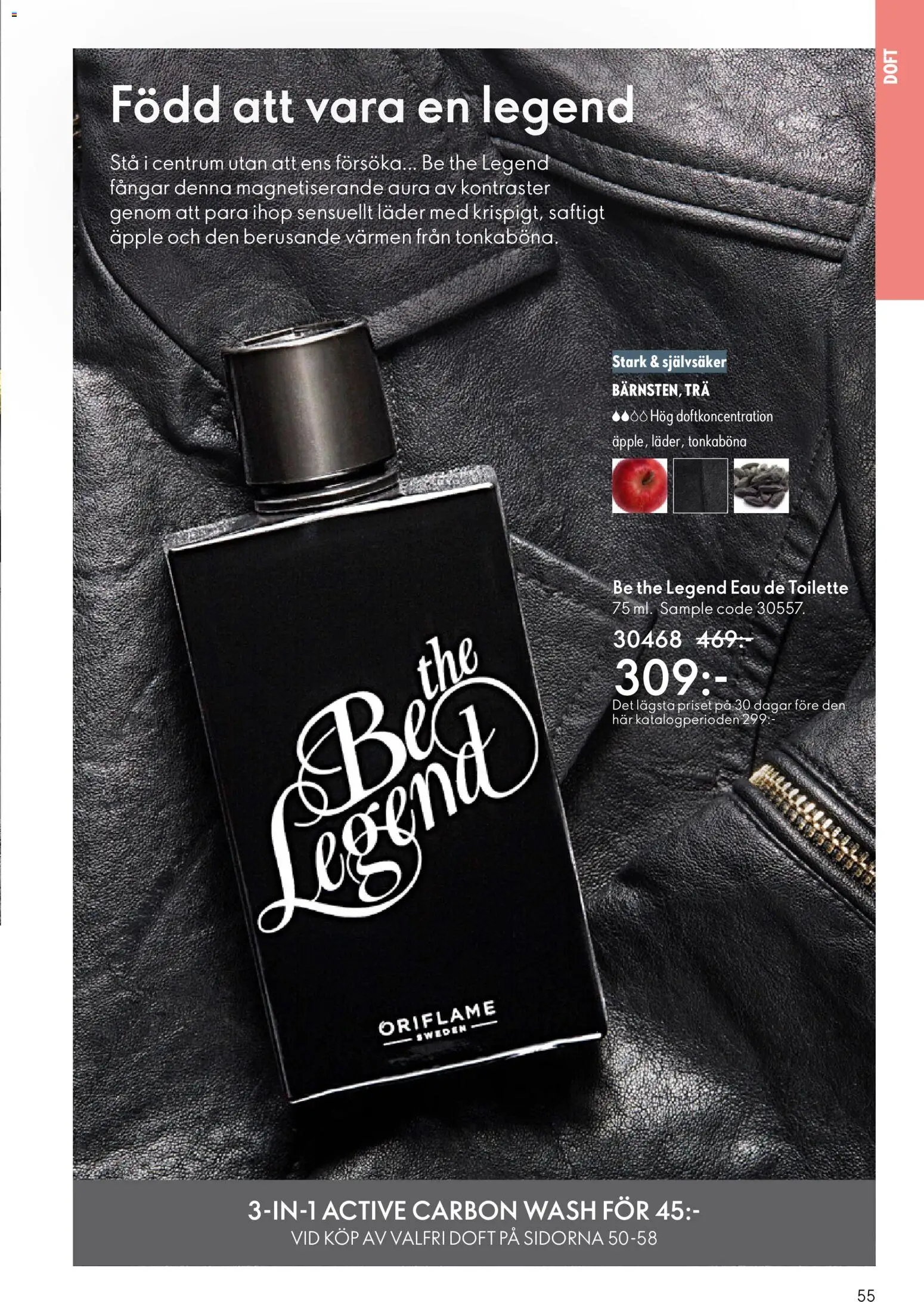 Oriflame reklamblad aktuell från 11.03.2026 | Sida: 55 | Produkter: Doft, Eau de toilette, Äpple