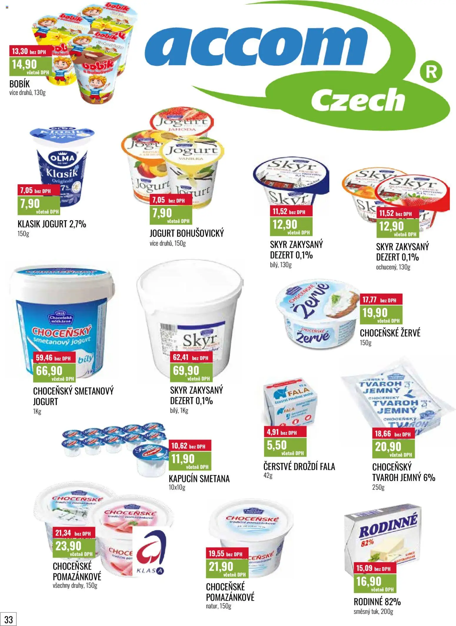 Ratio leták od 01.09.2026 | Strana: 34 | Produkty: Smetanový jogurt, Jogurt, Skyr, Dezert
