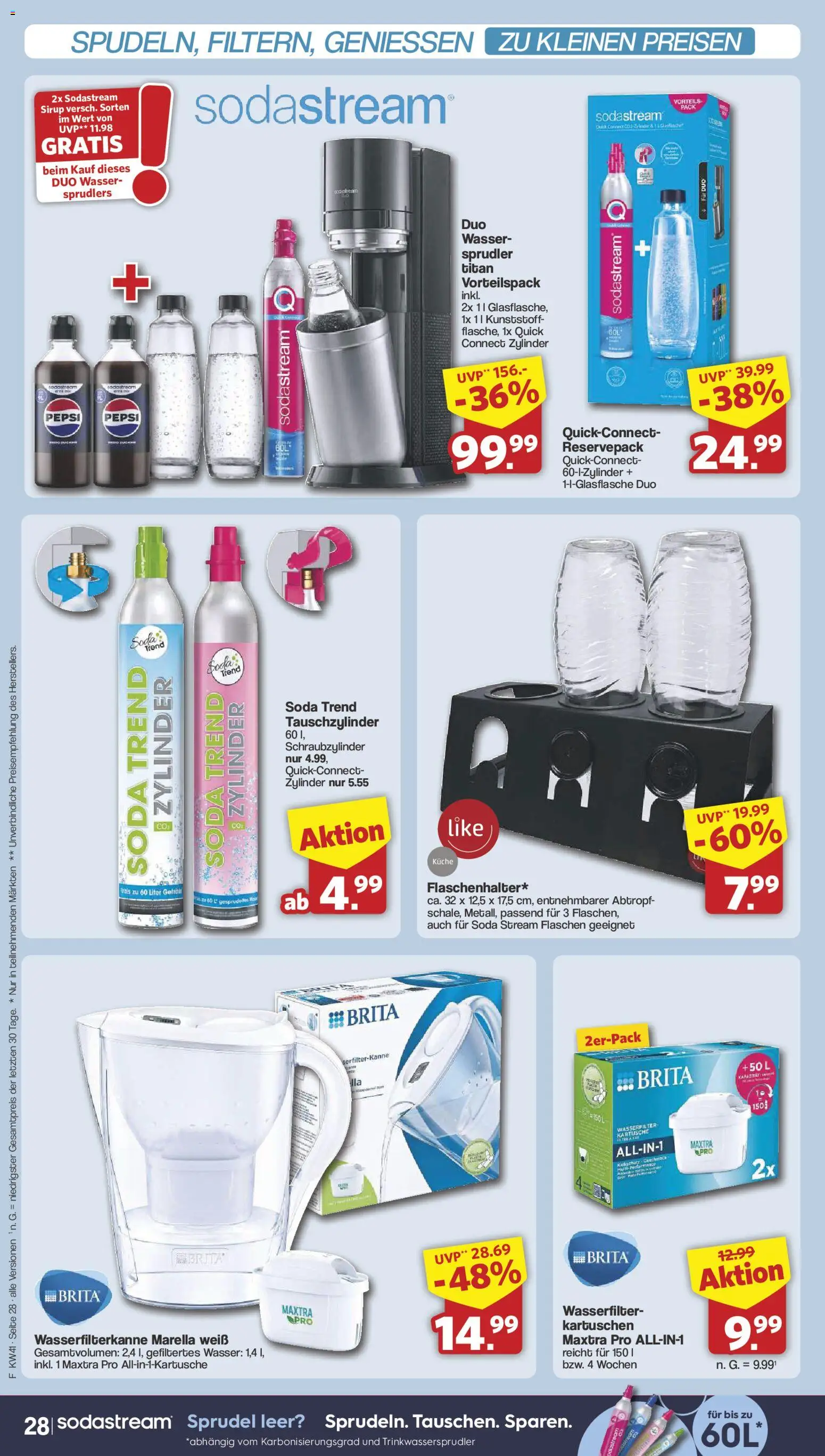 Famila Nordwest Prospekt – gültig ab 05.10.2026 | Seite: 30 | Produkte: Sirup, Wasser, Pepsi, Sodastream