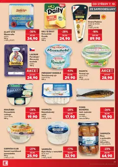 Náhled letáku Grana Padano, Grana Padano tvrdý sýr bloček 200 g od 07.10.2026 | Strana: 21