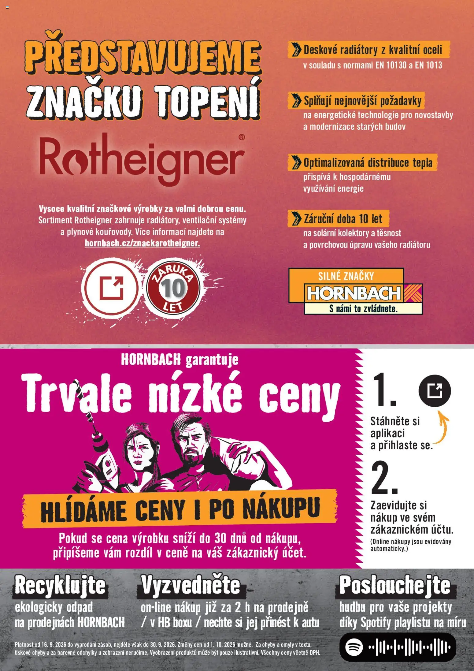 HORNBACH leták - Vytápění od 16.09.2026 | Strana: 8