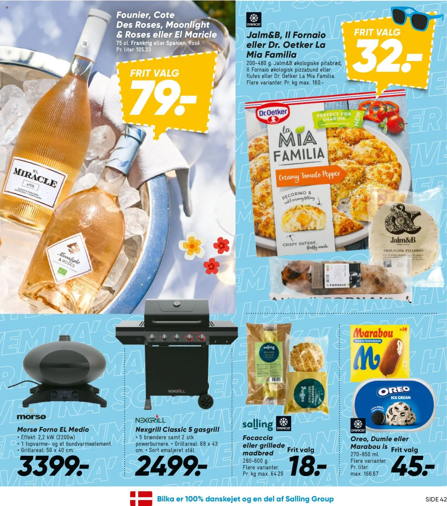 Bilka tilbudsavis – gyldig fra 10/07/2026 | Side: 7 | Produkter: Pitabrød, Is, Focaccia, Oreo