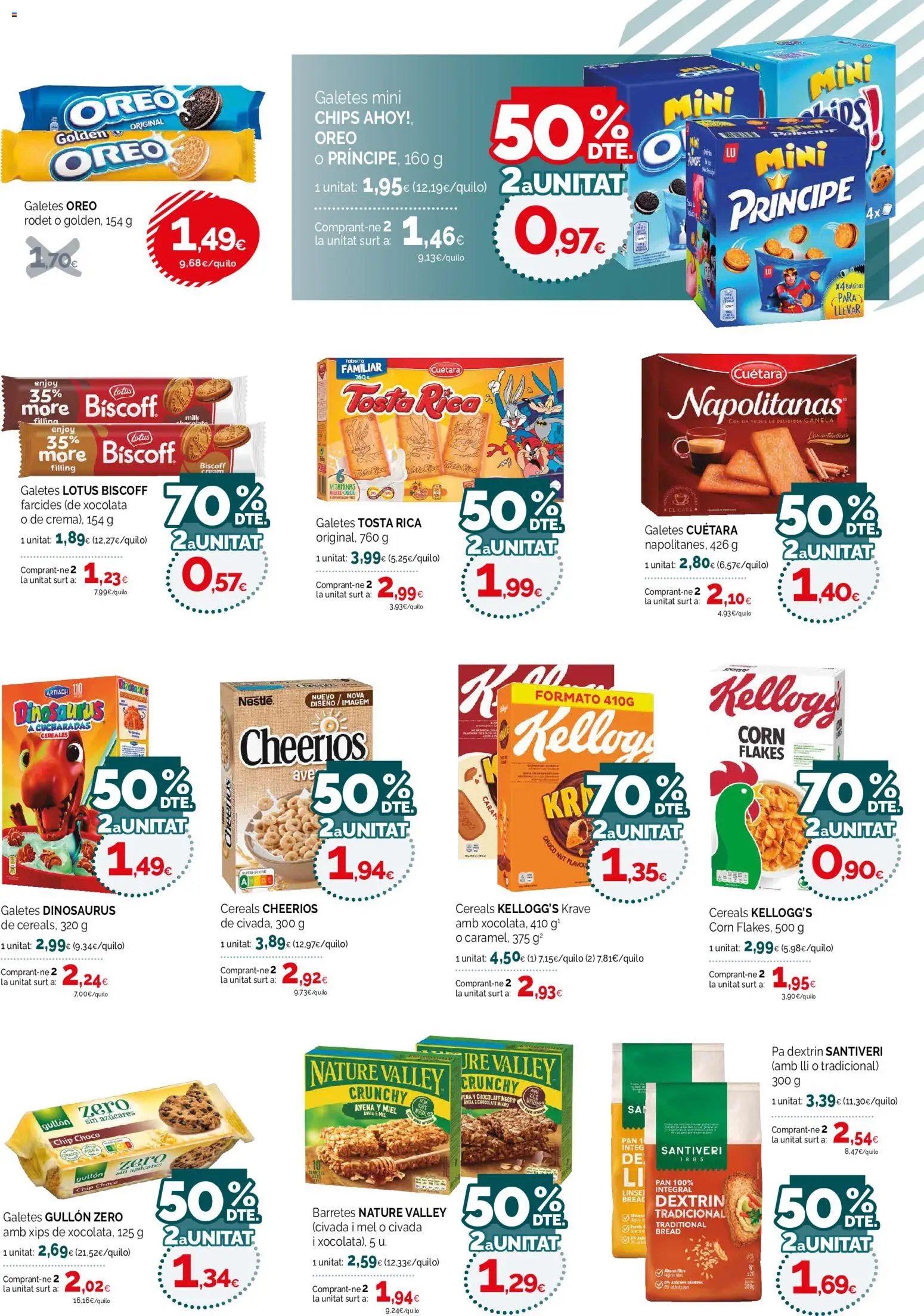 Condis - folleto │ válido desde el 30/09/2026 | Página: 13 | Productos: Oreo, Miel, Pan, Cereales