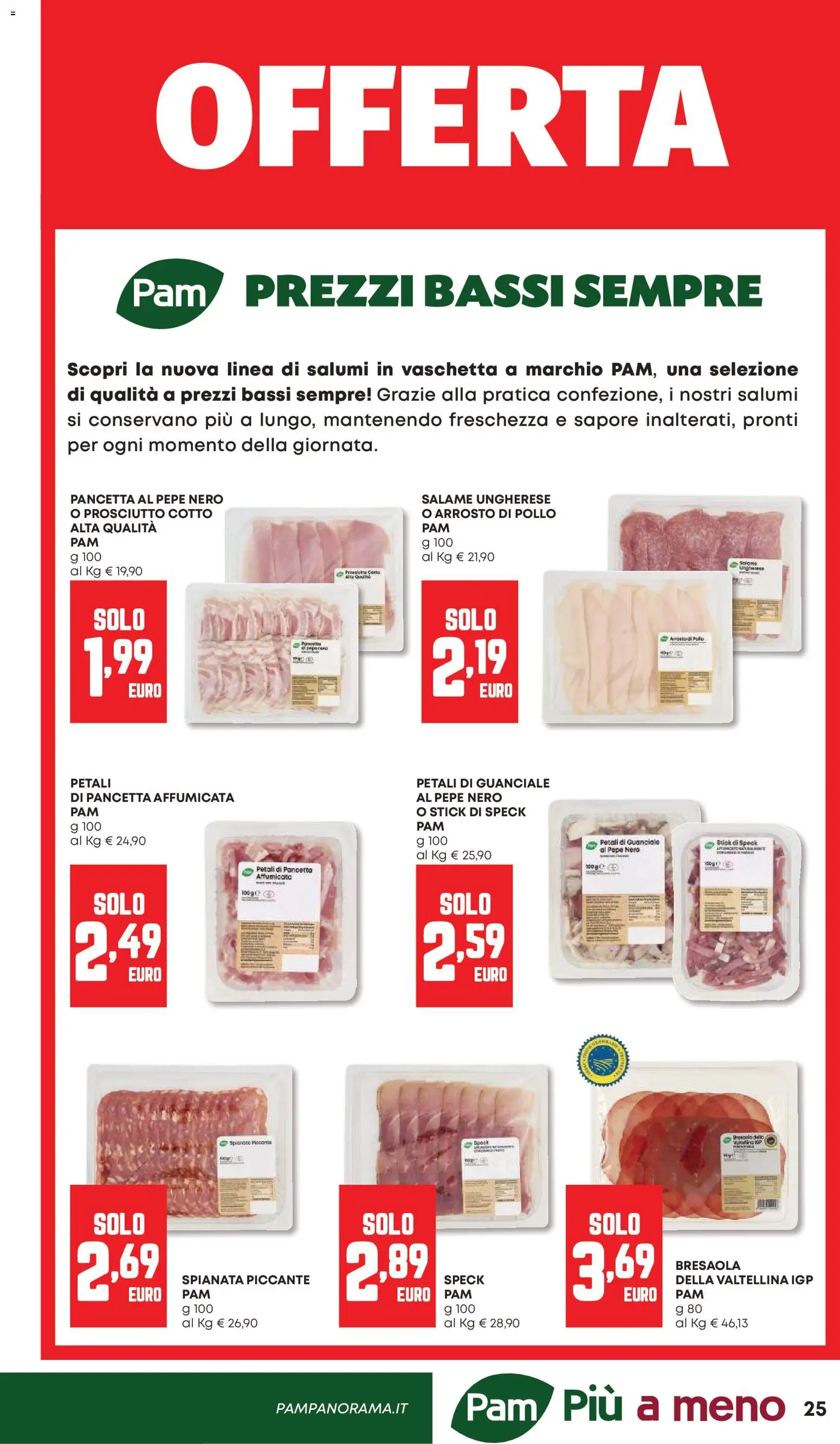 Volantino Panorama del 07.05.2026 | Pagina: 25 | Prodotti: Arrosto, Pollo, Pepe, Guanciale