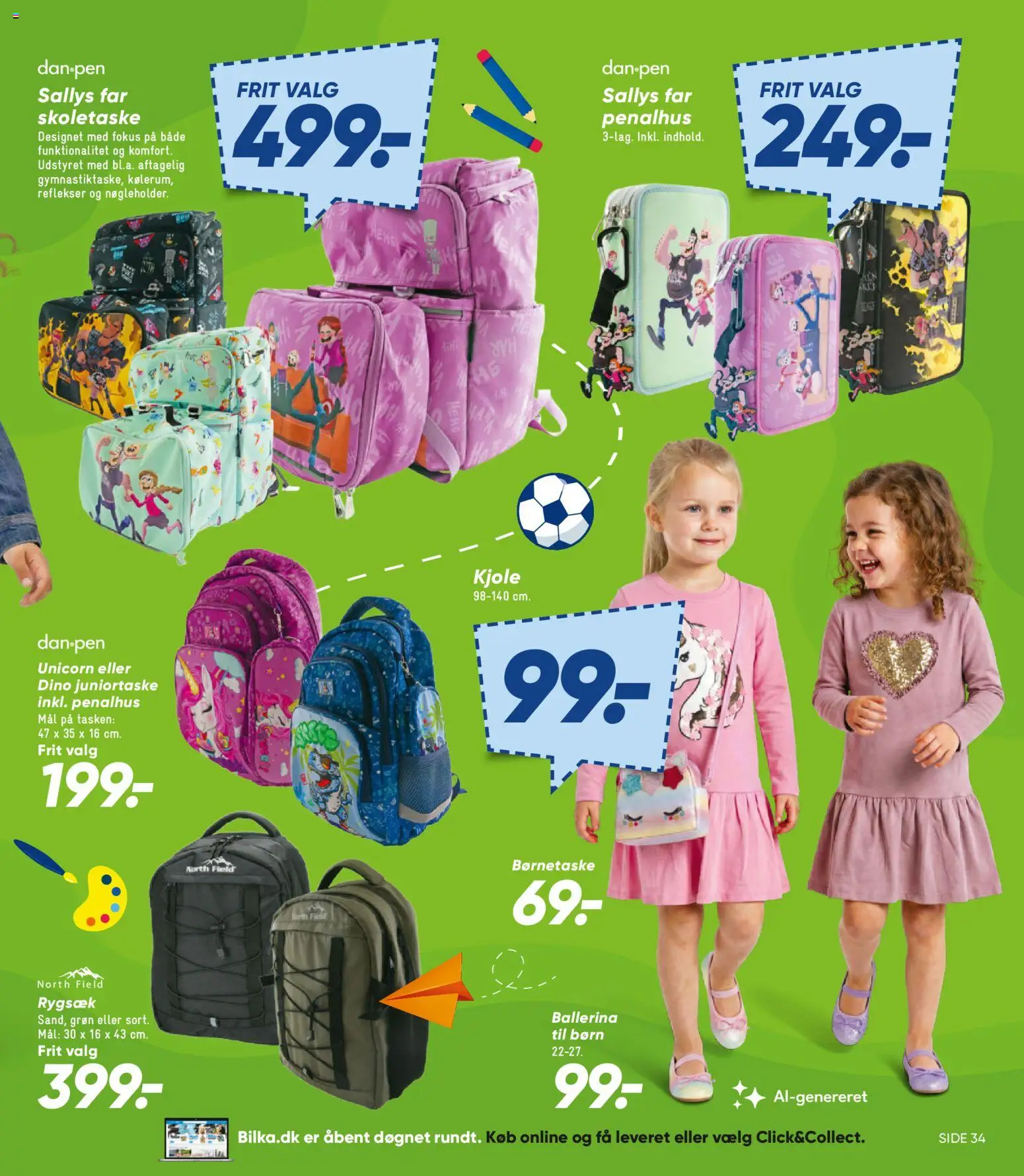 Bilka tilbudsavis – gyldig fra 24/07/2026 | Side: 37 | Produkter: Rygsæk, Kjole