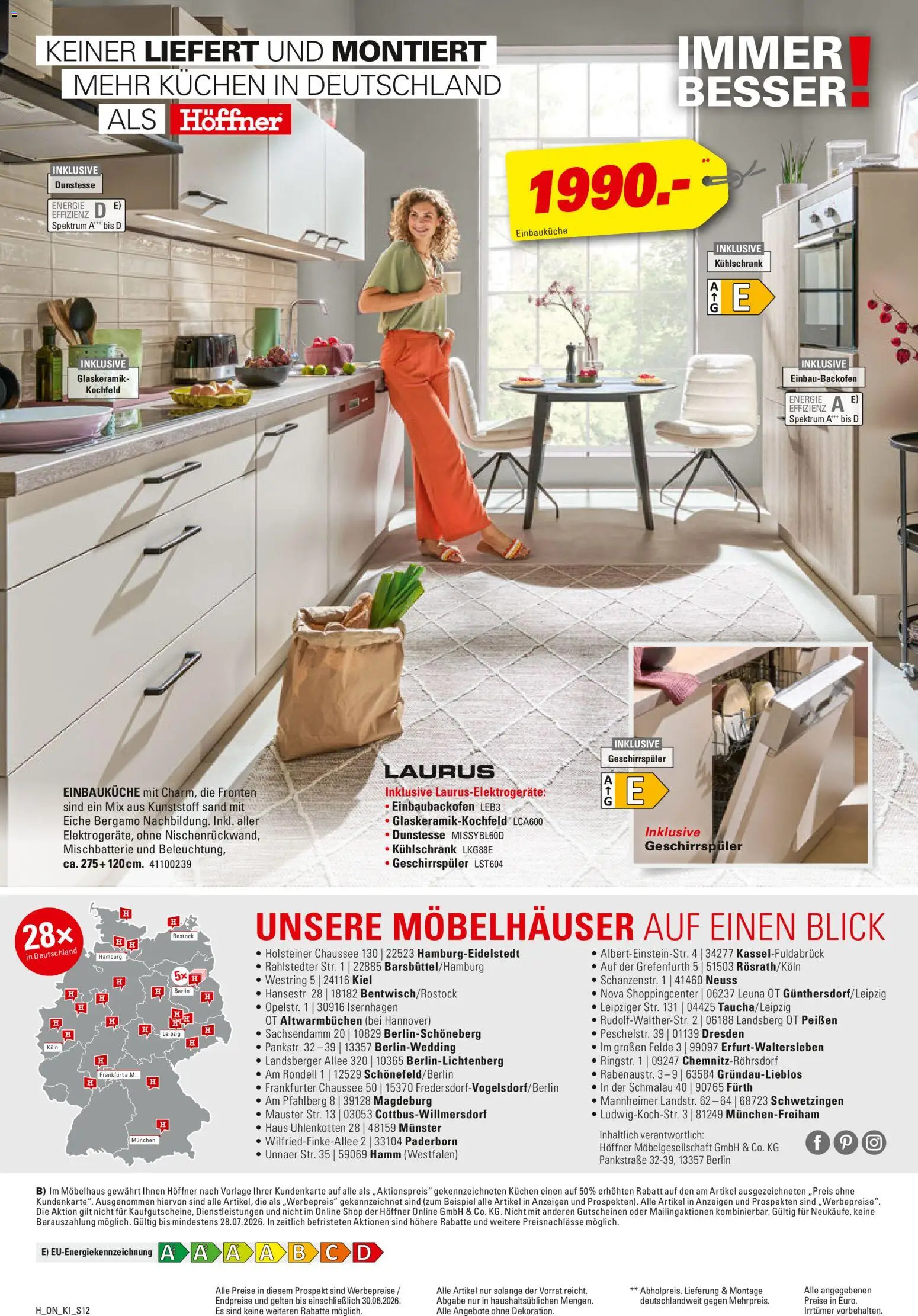 Höffner Prospekt | 26.06.2026 | Wie erhält man einen begrenzten Rabatt? | Deutschland