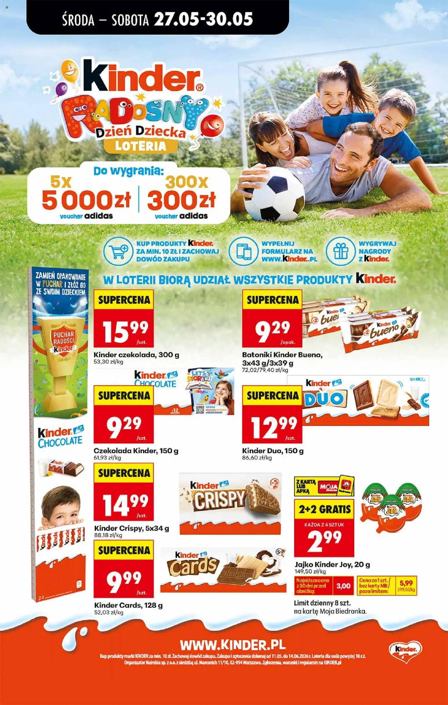 Biedronka gazetka od środy od 27.05.2026 | Strona: 67 | Produkty: Czekolada