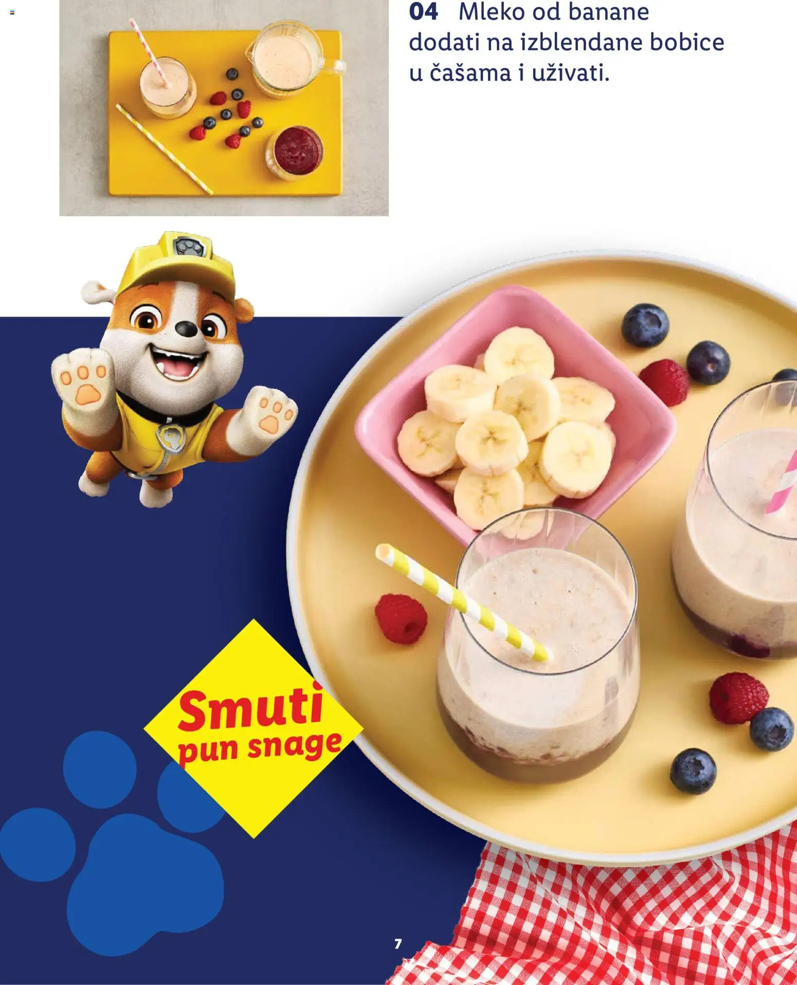 Lidl katalog - važi od 24.07.2026 | Strana: 7 | Proizvode: Mleko, Banane