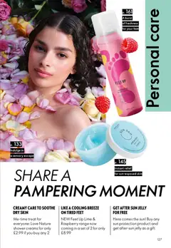 Preview of Oriflame - Offers valid from 06.05.2026 | Page: 127 | Products: Shower, Raspberry