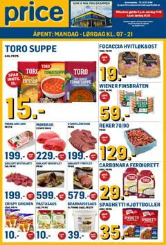 Forhåndsvisning av Price Lagerbutikk kundeavis gyldig fra 21/10/2026