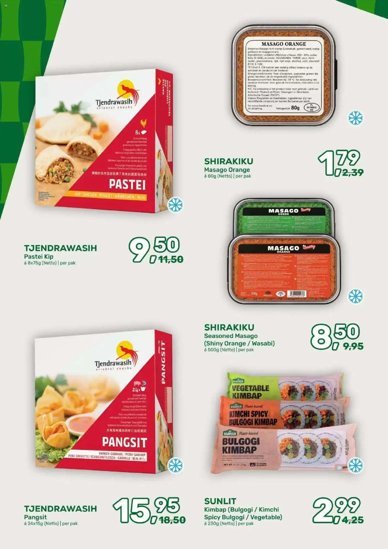 {H1} | Pagina: 20 | Producten: Snacks, Pâté, Deeg, Garnalen