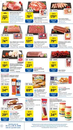 Náhled letáku Tesco Vepřová krkovice, 400 g, ochranná atmosféra od 24.06.2026 | Strana: 6