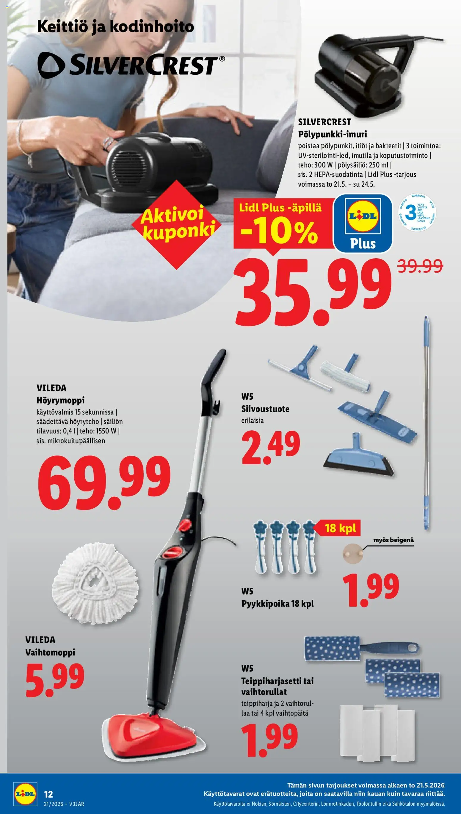 Lidl tarjoukset - Helsinki – voimassa 21.05.2026 alkaen | Sivu: 14 | Tuotteet: Keittiö