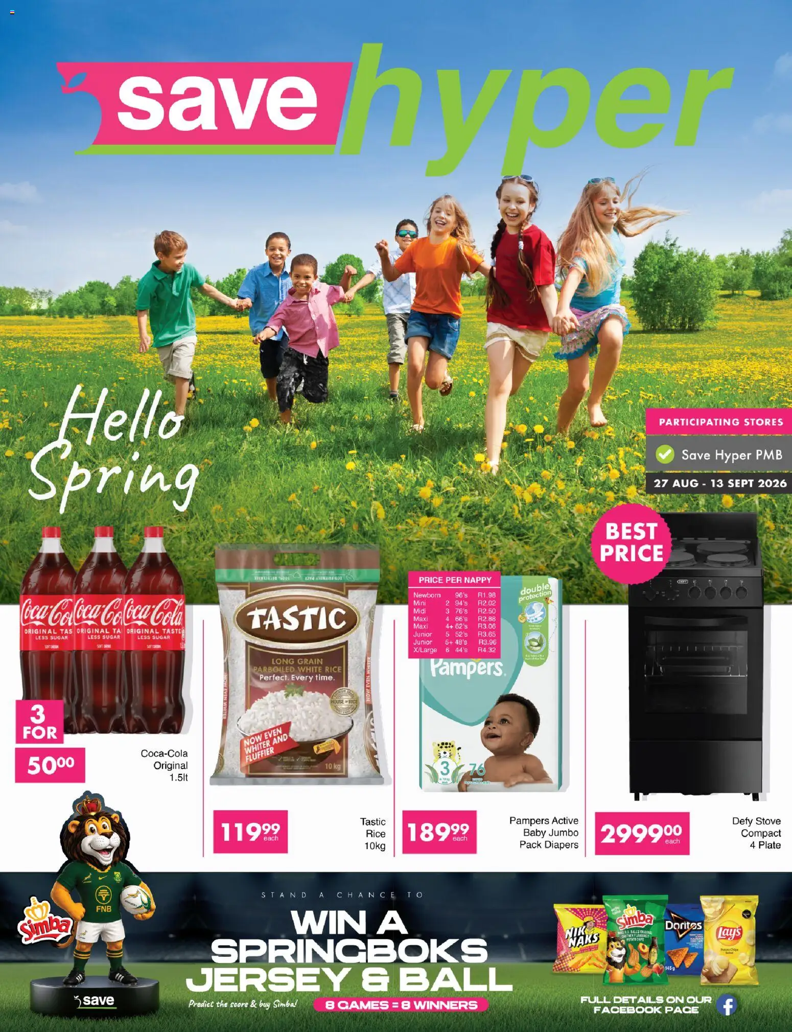 New Save catalogue – valid from 27/08/2026 | Page: 1 | Products: Jersey, Plate, Rice, Sugar