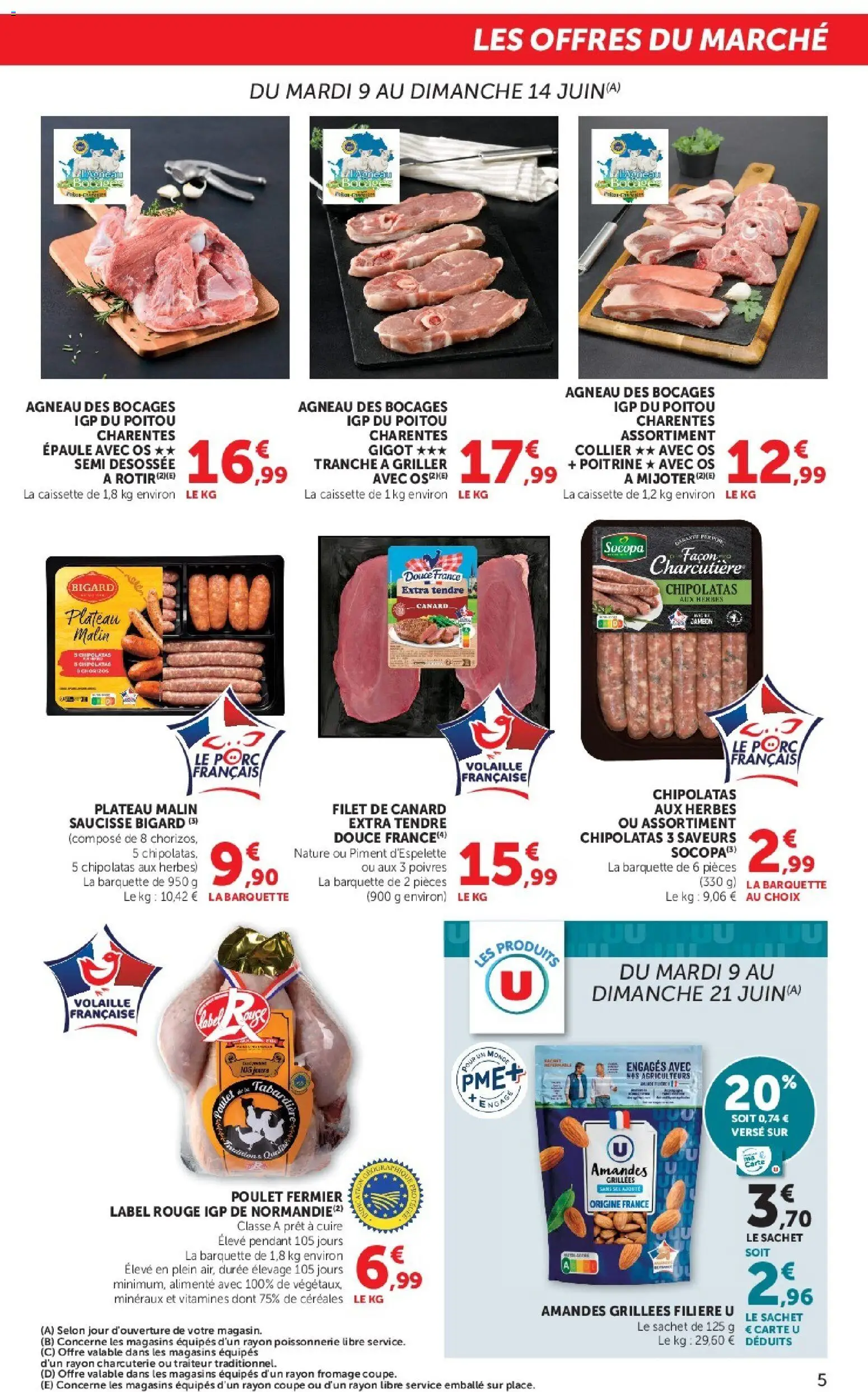 {H1} | Page: 5 | Produits: Agneau, Poissonnerie, Collier, Saucisse