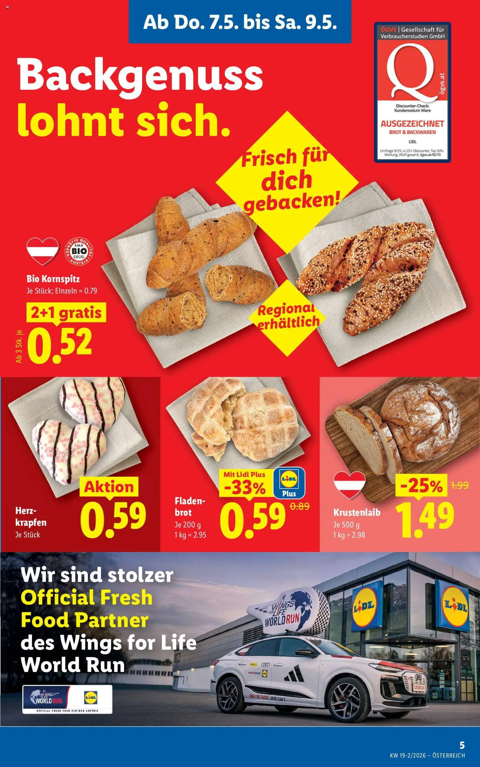 Lidl - Flugblatt gültig ab 06.05.2026 | Seite: 7 | Produkte: Brot