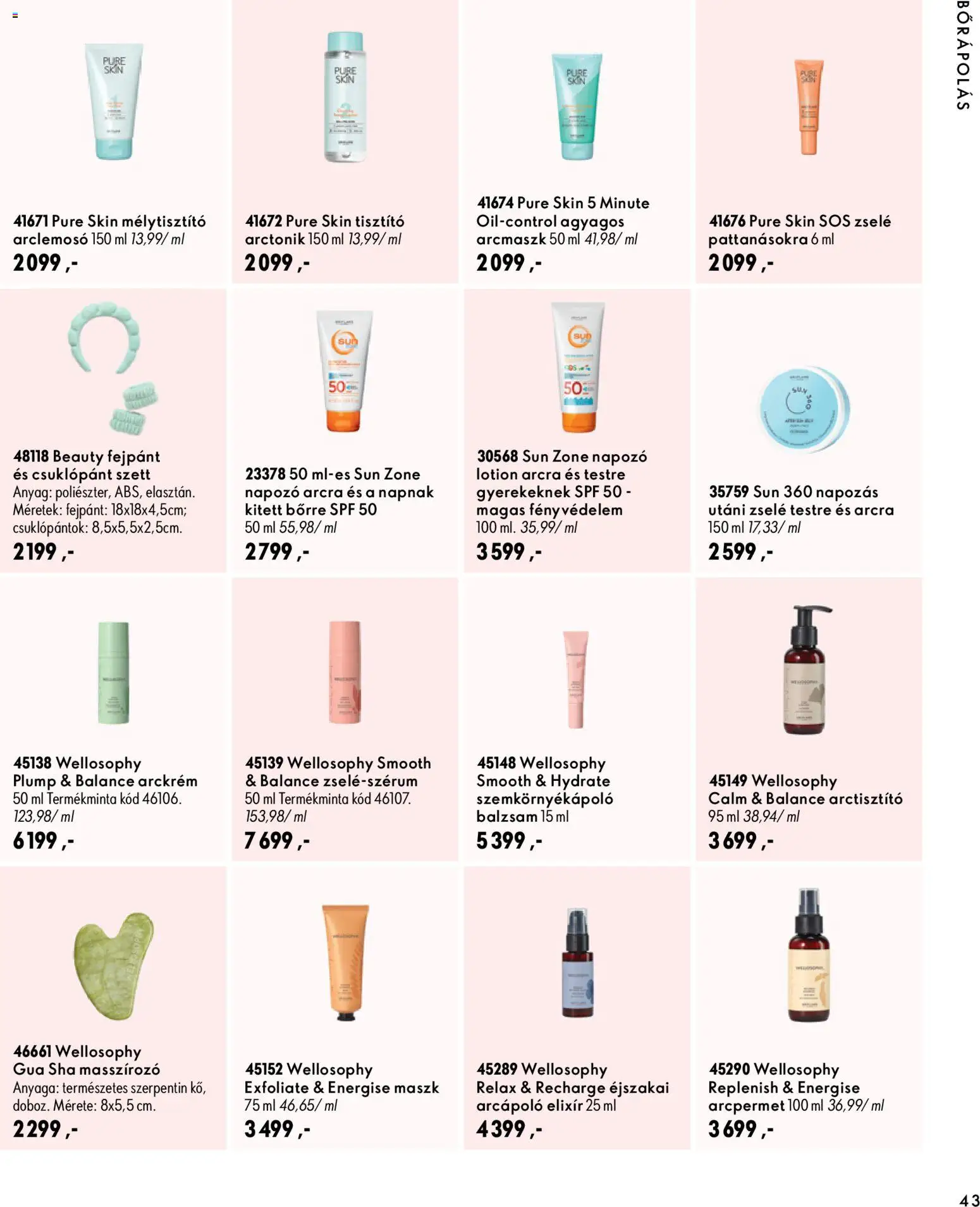 Oriflame akciós ujság - amely érvényes a következő dátumtól: 2026.09.30. | Oldal: 43 | Termékek: Tisztító, Szemkörnyékápoló, Püré, Maszk