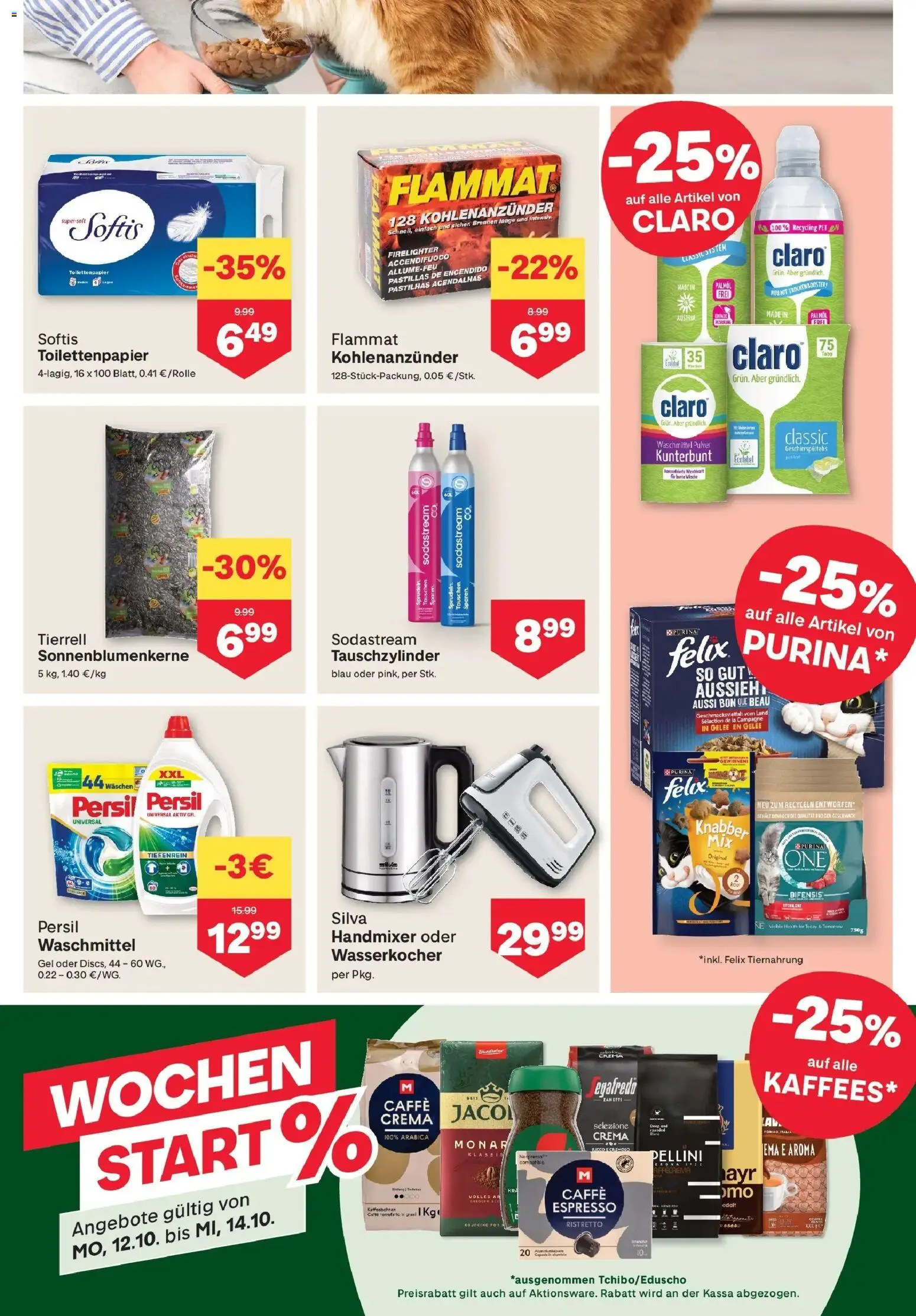 MPREIS Saalbach von 08.10.2026 - Aktuelle Angebote | Seite: 11 | Produkte: Wasserkocher, Geschirrspültabs, Waschmittel
