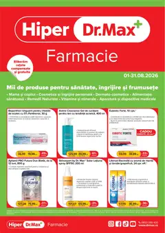Ofertele Dr.Max valabile de la 01.08.2026